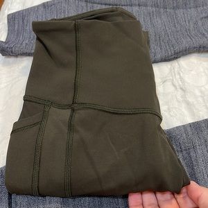 Olive green lululemon leggings